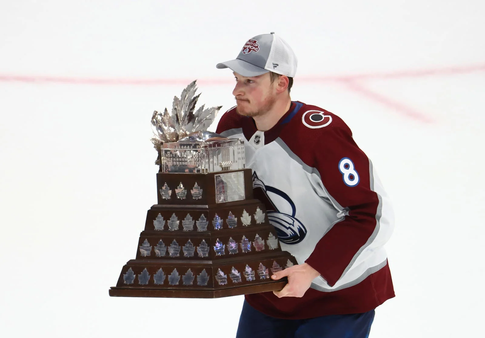 Cale Makar wins the Conn Smythe Trophy in 2022 (Mark J. Rebilas-Imagn Images)